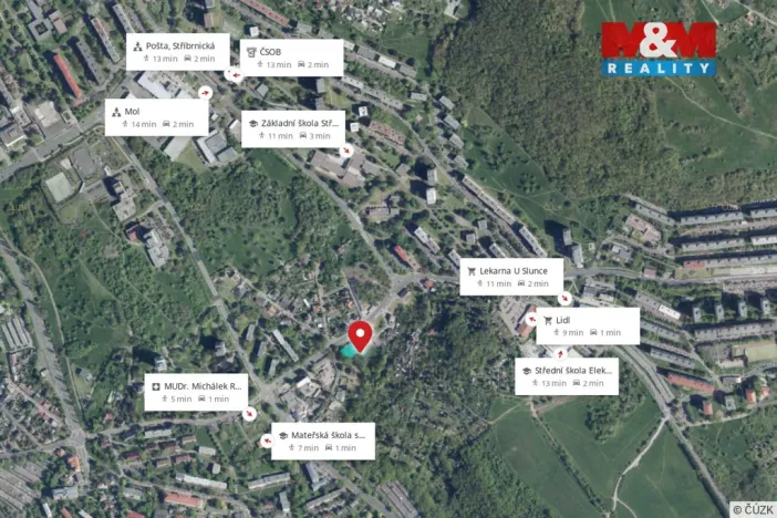 Prodej pozemku pro bydlení, Ústí nad Labem - Severní Terasa, 759 m2