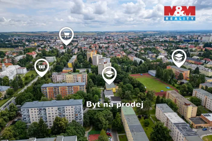 Prodej bytu 3+kk, Opava - Předměstí, Olomoucká, 63 m2