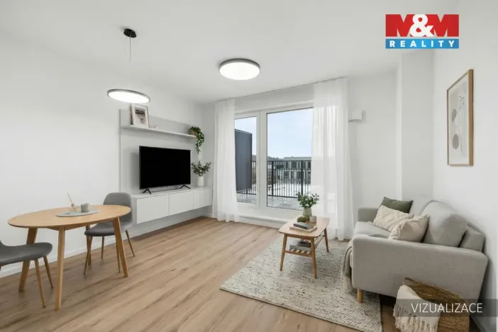 Pronájem bytu 2+kk, Kladno - Dubí, Ke křížku, 46 m2