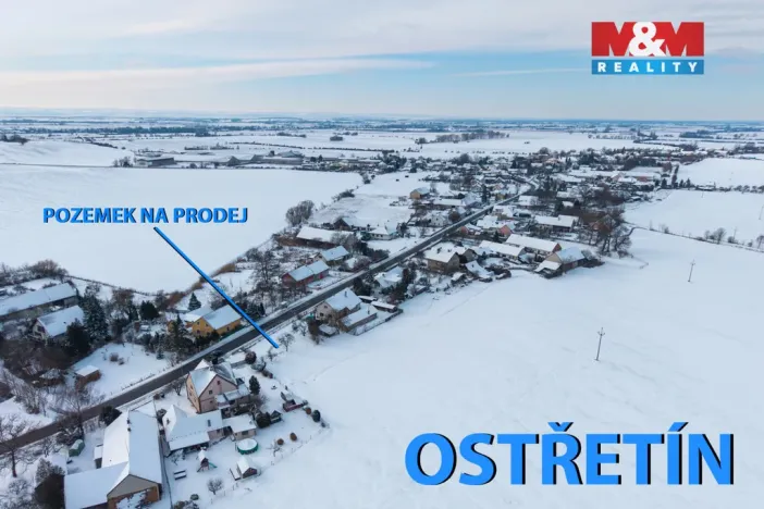 Prodej pozemku pro bydlení, Ostřetín, 980 m2