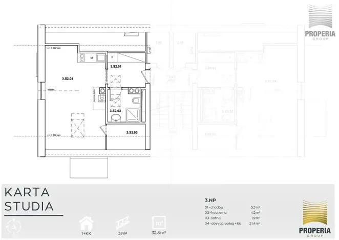 Prodej apartmánu, Dolní Morava, 33 m2