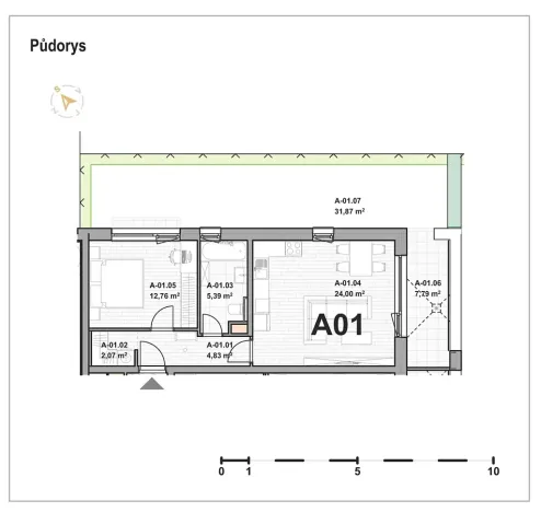 Prodej bytu 2+kk, Olomouc, Leopolda Pospíšila, 49 m2