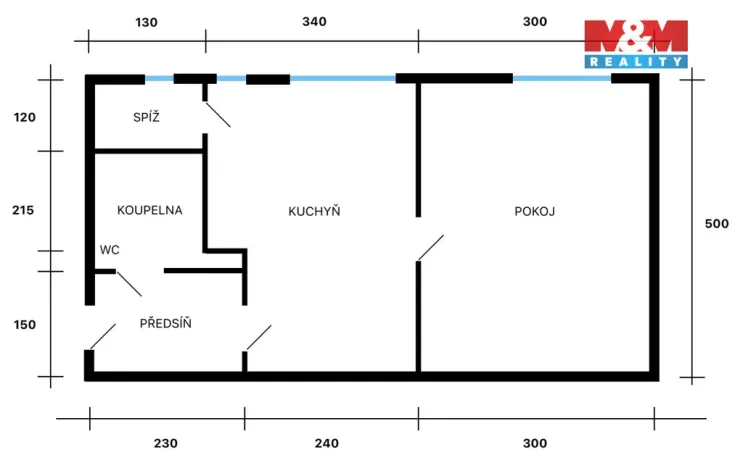 Prodej bytu 2+kk, Uherský Brod, Horní Valy, 46 m2