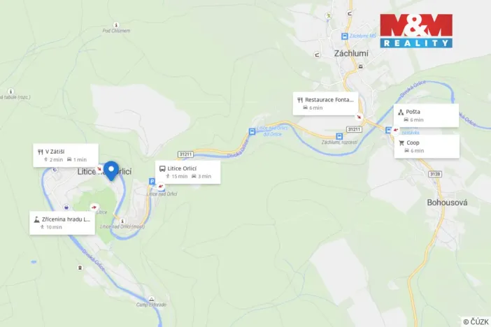 Prodej rodinného domu, Záchlumí - Litice nad Orlicí, 55 m2