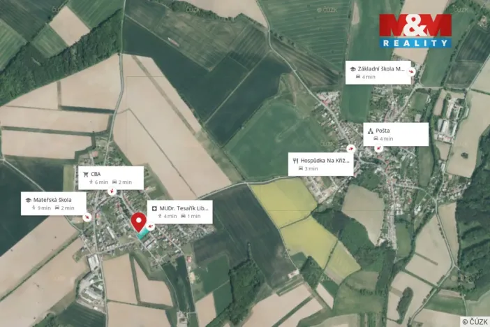 Prodej pozemku pro bydlení, Machová, 1400 m2