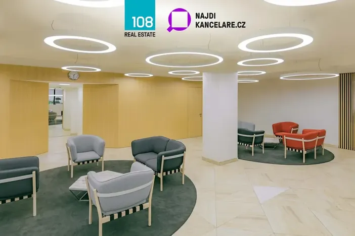 Pronájem kanceláře, Praha - Karlín, Sokolovská, 964 m2