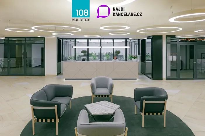 Pronájem kanceláře, Praha - Karlín, Sokolovská, 342 m2