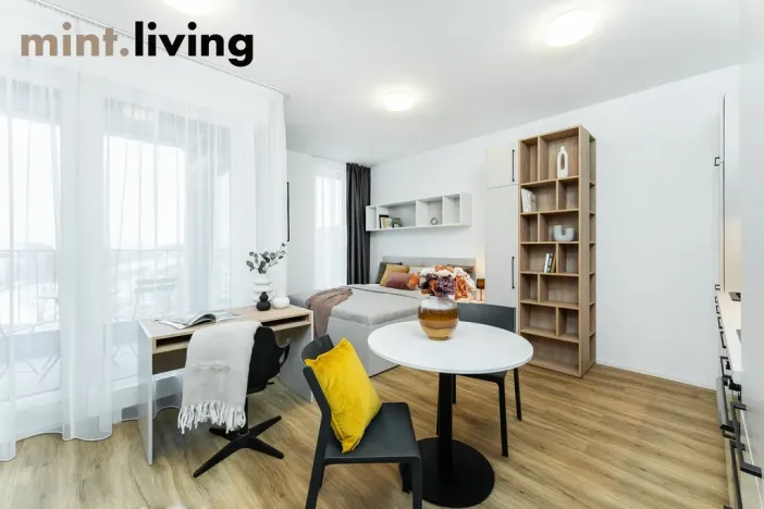 Pronájem bytu 1+kk, Praha - Vysočany, Odkolkova, 42 m2