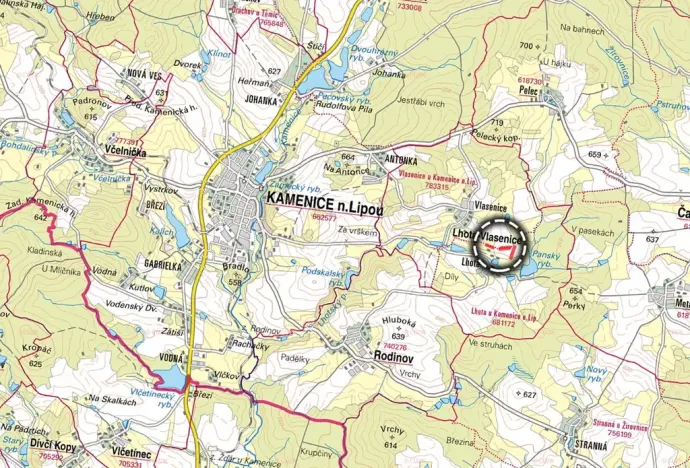 Prodej pole, Lhota-Vlasenice, 8345 m2