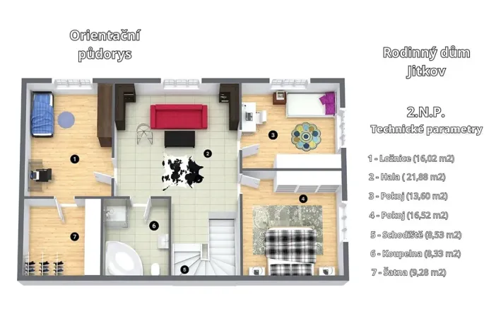 Prodej rodinného domu, Jitkov, 187 m2