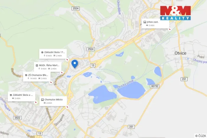 Pronájem bytu 2+1, Chomutov, Holešická, 62 m2