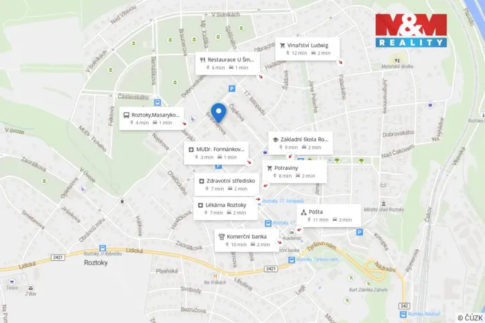 Prodej bytu 3+1, Roztoky, Braunerova, 76 m2