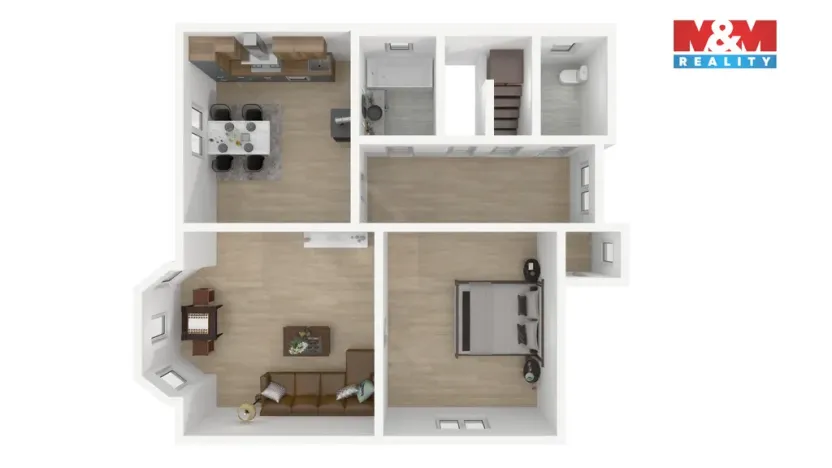 Prodej rodinného domu, Dobřany - Vodní Újezd, 188 m2