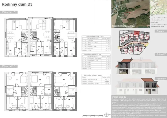 Prodej bytu 4+kk, Mořina, 106 m2