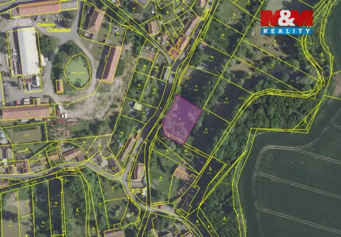 Prodej zahrady, Kořenice - Chotouchov, 1304 m2