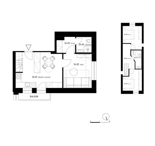 Prodej bytu 4+kk, Špindlerův Mlýn, Vodárenská, 73 m2