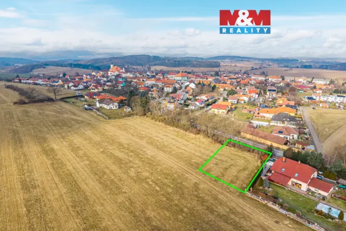 Prodej pozemku pro bydlení, Krásná Hora nad Vltavou, 1233 m2