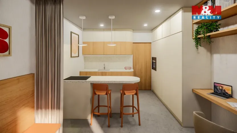 Prodej bytu 1+kk, Ostrava - Zábřeh, Čujkovova, 28 m2