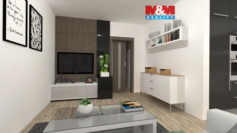 Pronájem bytu 1+1, Lovosice, Krátká, 43 m2