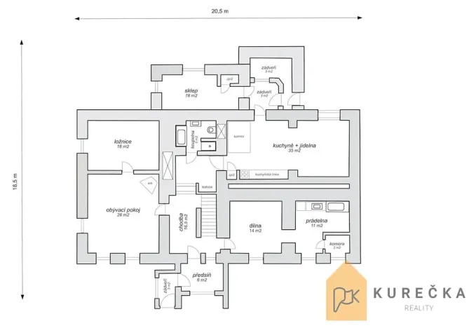 Prodej rodinného domu, Holčovice, 159 m2