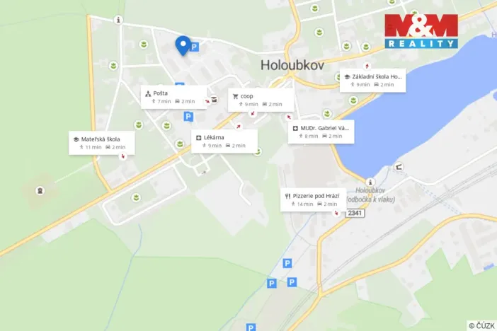 Pronájem bytu 2+1, Holoubkov, 39 m2