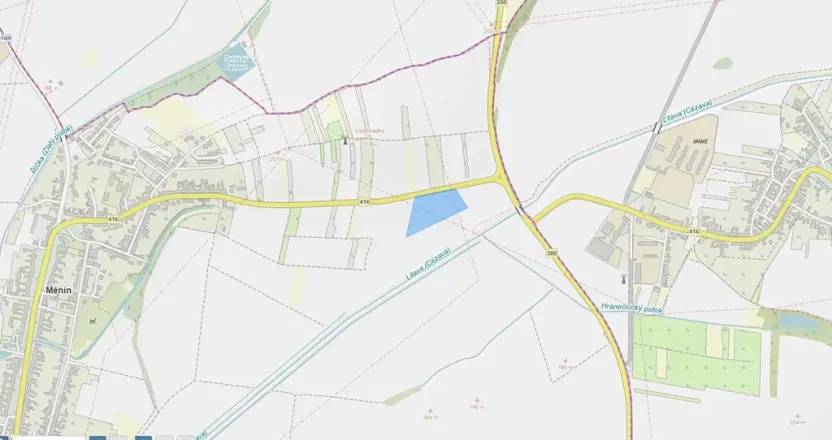 Prodej pole, Měnín, 20388 m2
