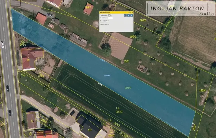 Prodej pozemku pro bydlení, Hladov, 2536 m2