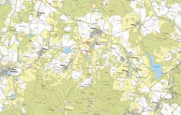 Prodej podílu louky, Boršov, 9566 m2