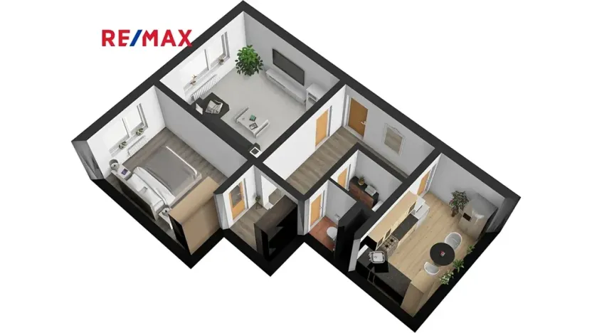 Pronájem bytu 2+1, Česká Lípa, Červeného kříže, 56 m2