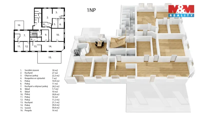 Prodej rodinného domu, Bystřice - Jarkovice, 350 m2