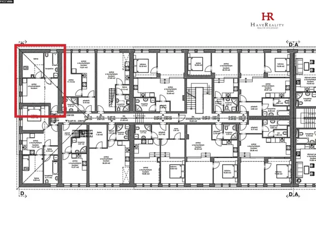 Pronájem bytu 2+kk, Týnec nad Sázavou, 30 m2
