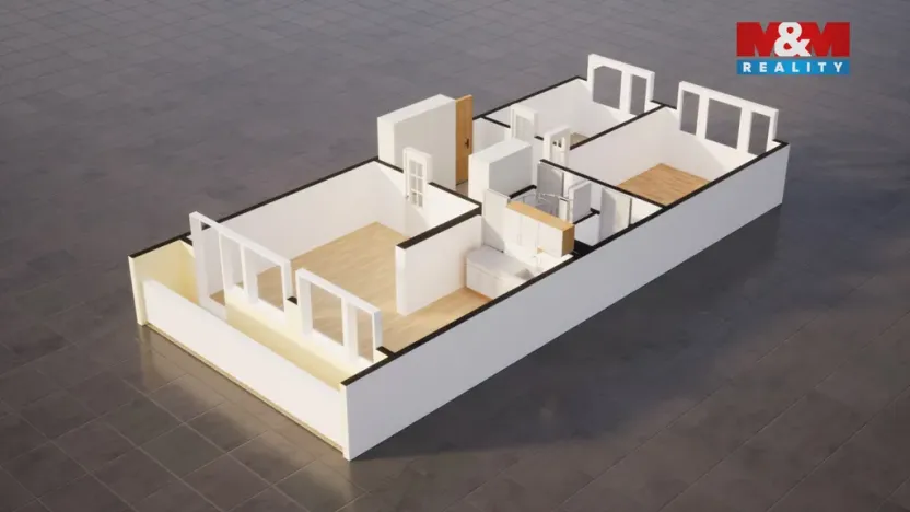 Prodej bytu 3+1, Teplice, Antonína Sochora, 71 m2