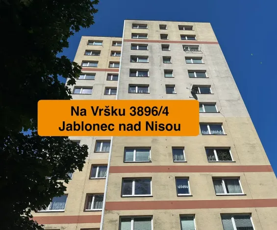 Pronájem bytu 2+kk, Jablonec nad Nisou, Na Vršku, 44 m2