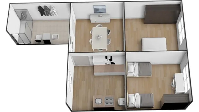 Pronájem bytu 3+1, Brno - Maloměřice, Obřanská, 58 m2