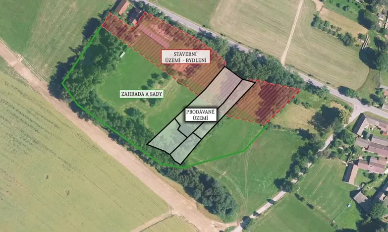 Prodej podílu pozemku pro bydlení, Žirovnice, 2497 m2