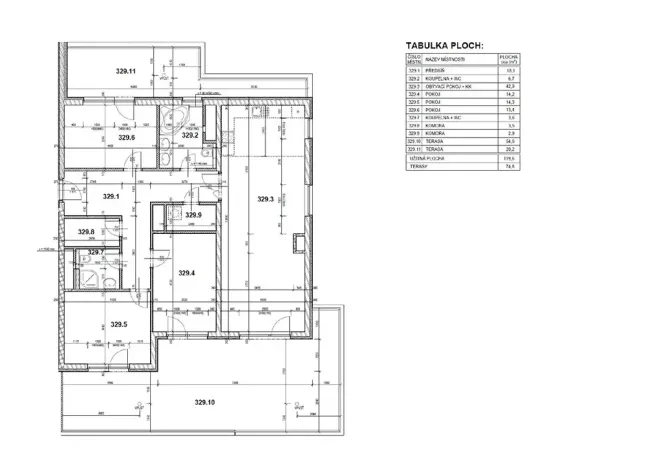 Pronájem bytu 4+kk, Praha - Zličín, Sazovická, 119 m2