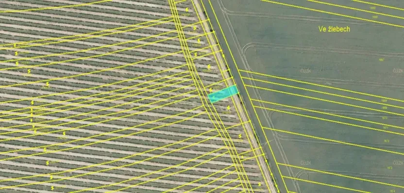 Prodej podílu pozemku, Vracov, 152 m2