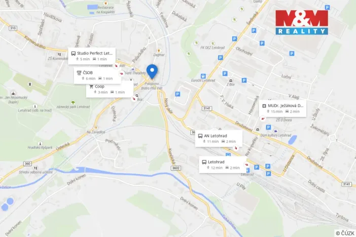 Pronájem bytu 2+1, Letohrad, Jilemnického, 70 m2