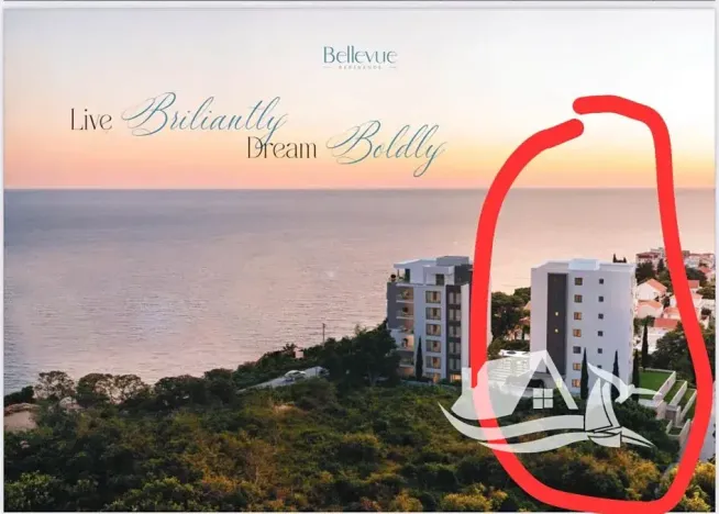 Prodej bytu 2+kk, Dobrá Voda, Černá Hora, 52 m2