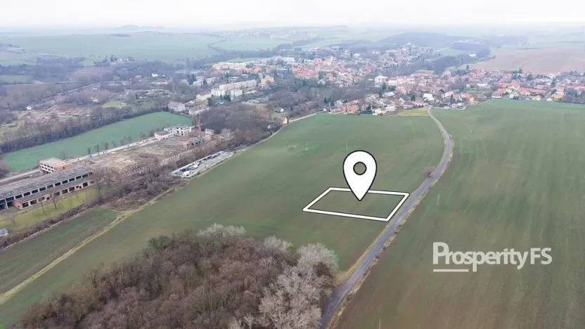 Prodej pozemku, Zlonice, 3444 m2