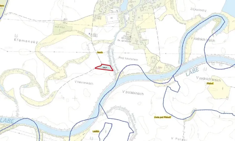 Prodej pole, Semín, 6475 m2