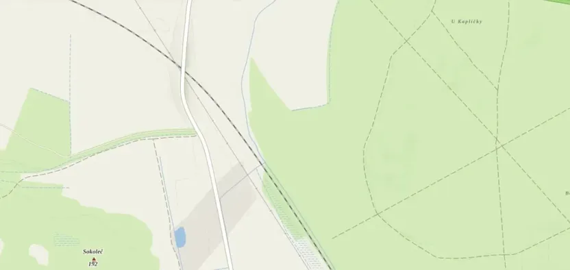 Prodej lesa, Poděbrady, 5736 m2