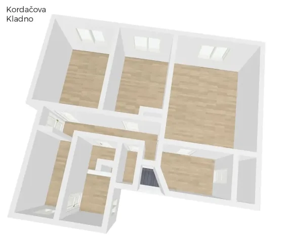 Prodej bytu 3+1, Kladno, Kordačova, 76 m2