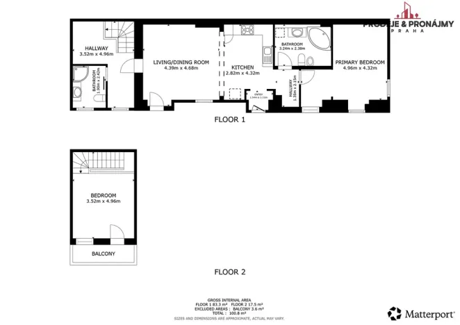 Prodej bytu 4+kk, Praha - Karlín, Sokolovská, 92 m2