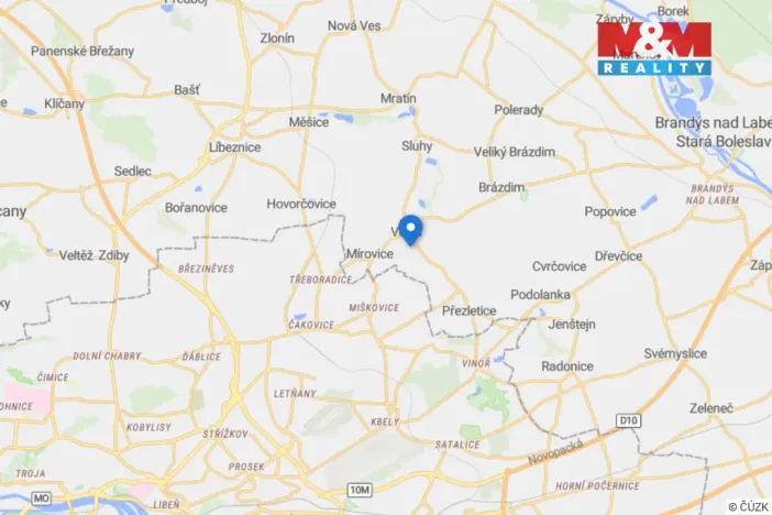 Pronájem skladu, Veleň, K Cihelně, 383 m2