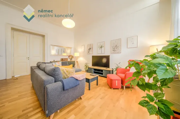 Pronájem bytu 3+1, Praha - Vinohrady, Záhřebská, 106 m2