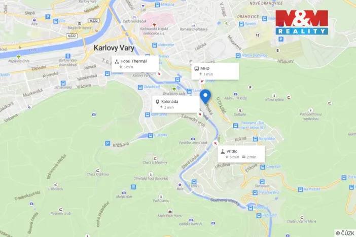 Prodej bytu 4+1, Karlovy Vary, Ondřejská, 79 m2