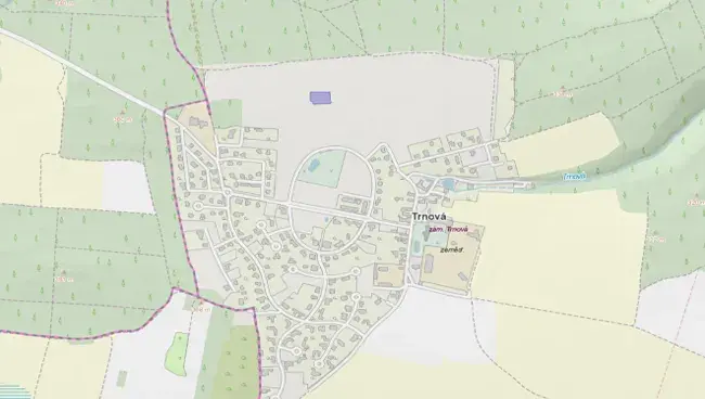 Prodej louky, Trnová, 1708 m2