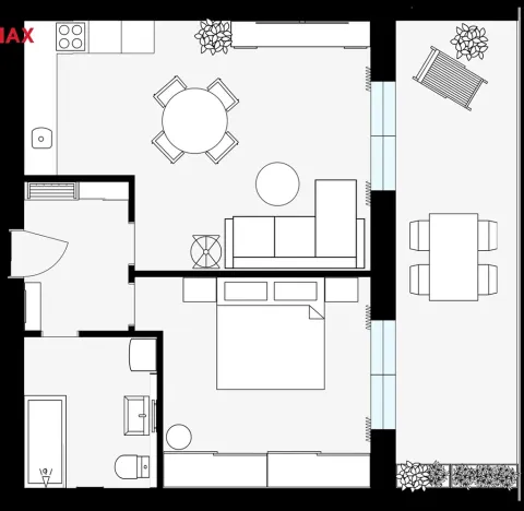 Prodej bytu 2+kk, Třeština, 70 m2
