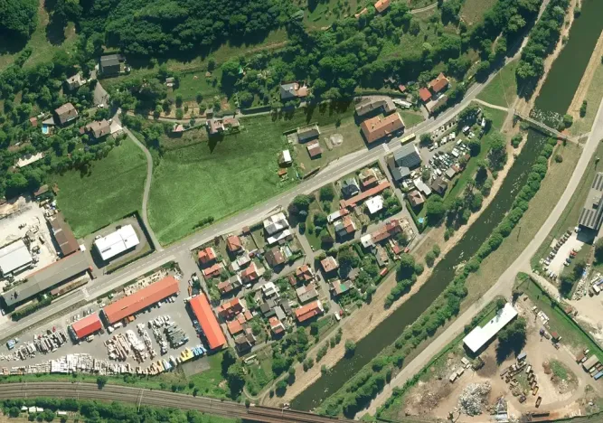 Dražba komerčního pozemku, Vsetín, Lázky, 7619 m2